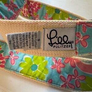 Lilly Pulitzer Floral Belt
